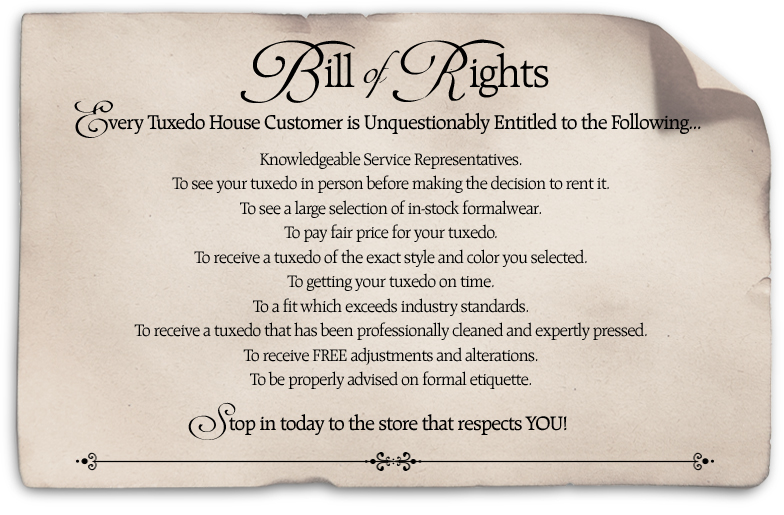 Tuxedo House Bill of Rights
